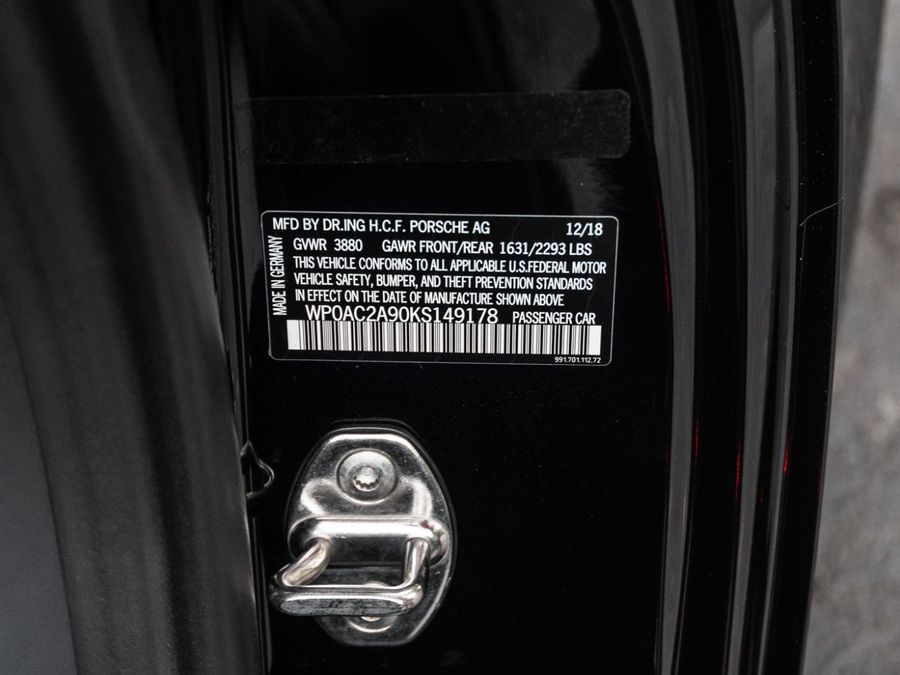 2019 Porsche 911 GT3 Touring