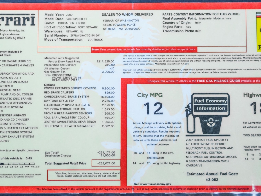 2007 Ferrari F430