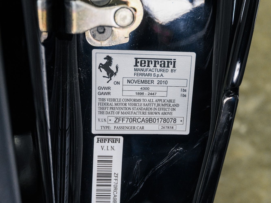 2011 Ferrari 599 GTO