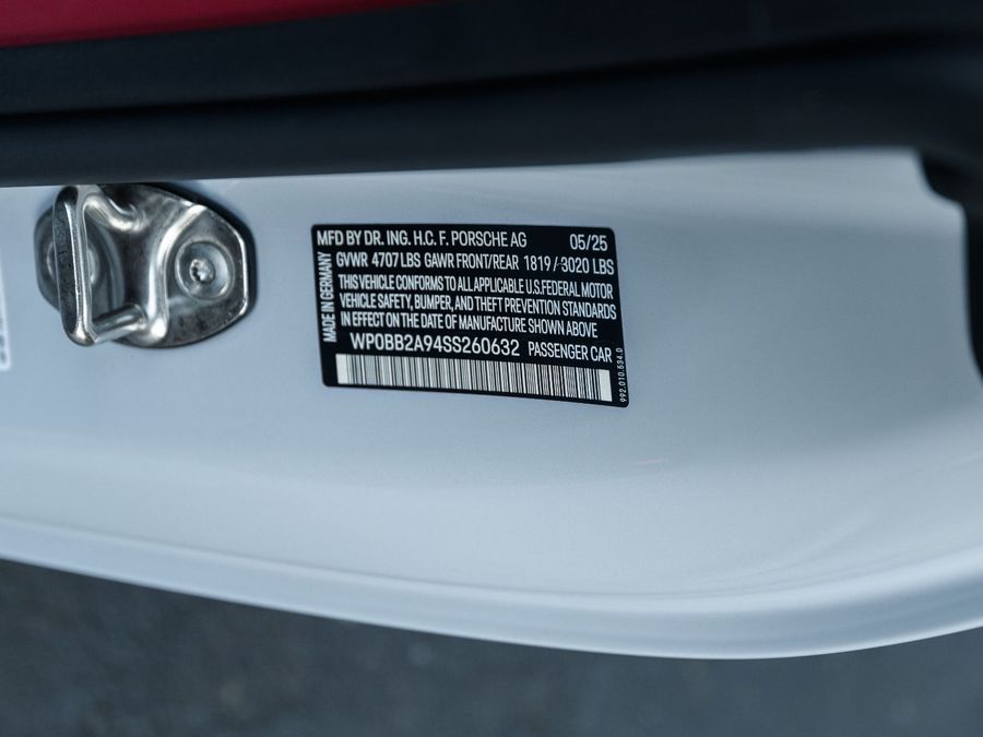 2025 Porsche 911 Targa 4GTS