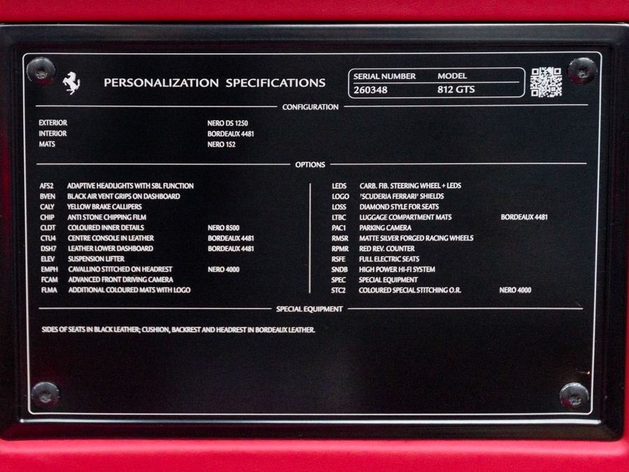 2021 Ferrari 812 GTS GTS