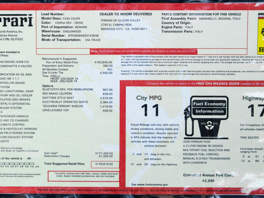 2005 Ferrari F430