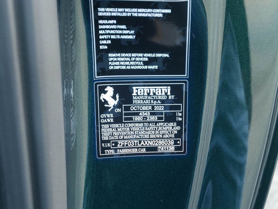 2022 Ferrari 812 Competizione