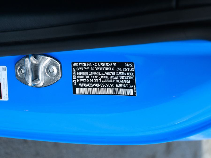 2022 Porsche 911 GT3