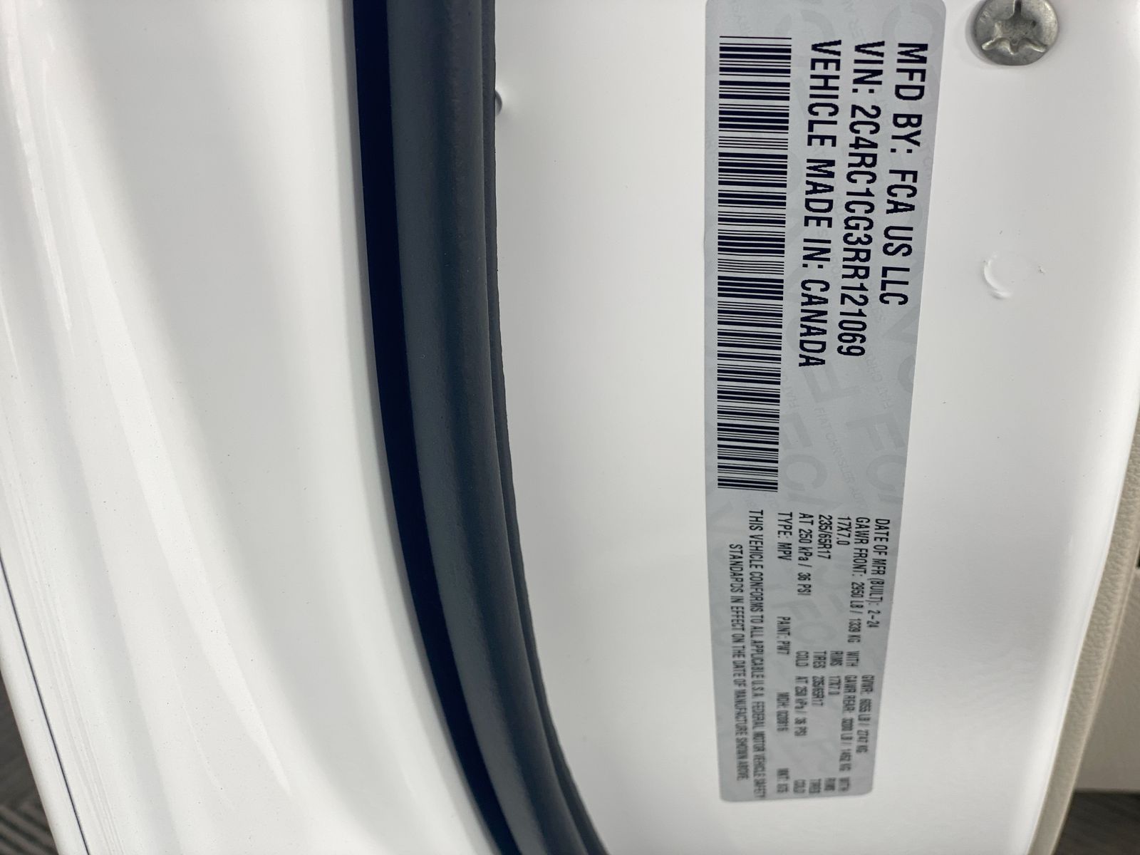 2024 Chrysler Voyager Wheelchair Van for Sale - $68154 Stock #23100214