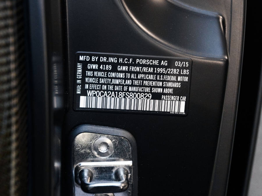 2015 Porsche 918 Spyder